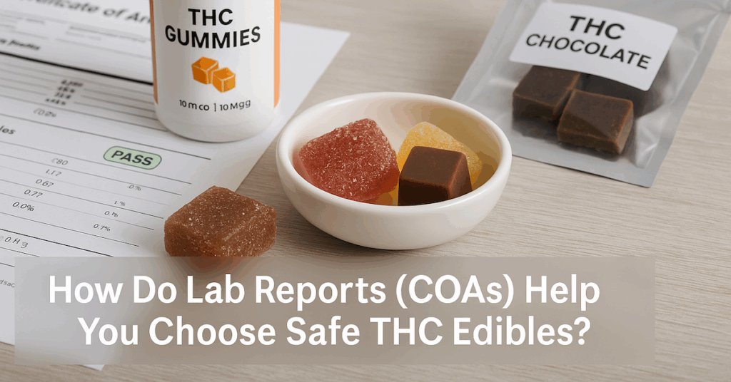 How Do Lab Reports (COAs) Help You Choose Safe THC Edibles?