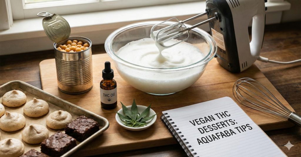 Aquafaba in Vegan THC Desserts