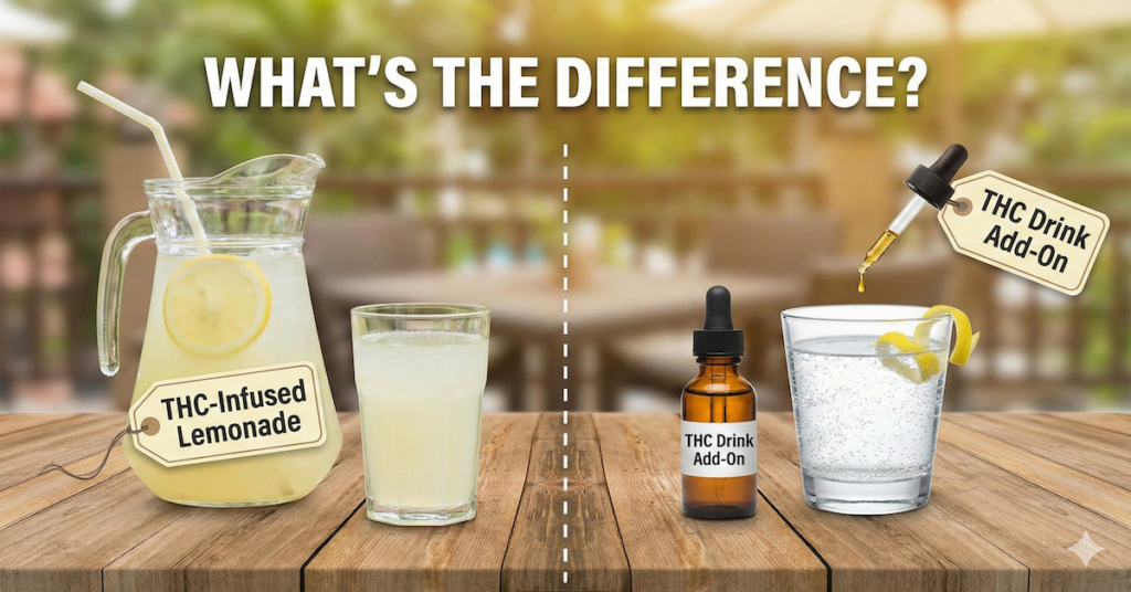 THC-Infused Lemonade and a Drink Add-On