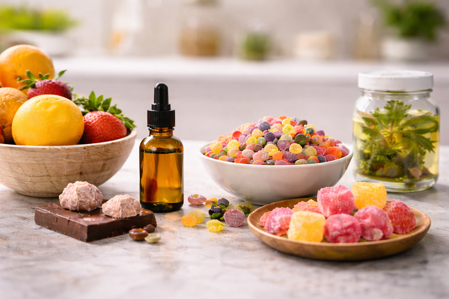 Slow-Release Infused Edibles