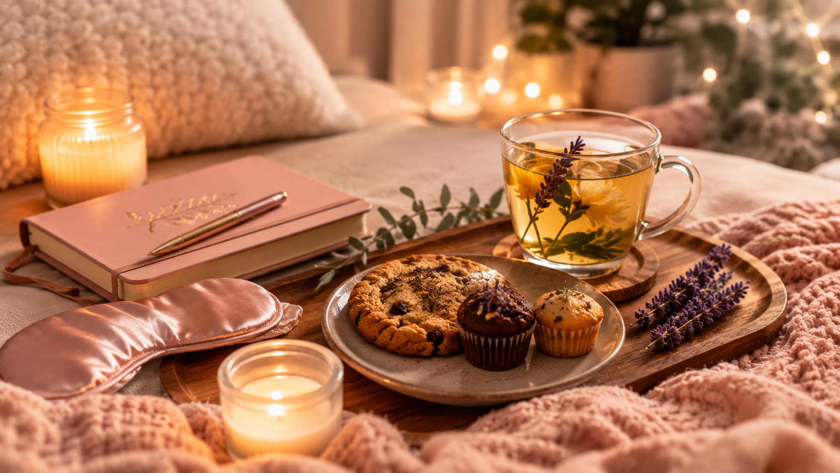 How to Build a Relaxing Self-Care Night with Infused Treats
